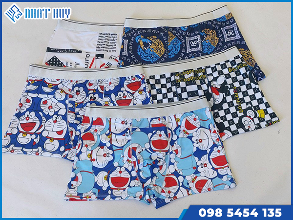 Quần sịp đùi họa tiết